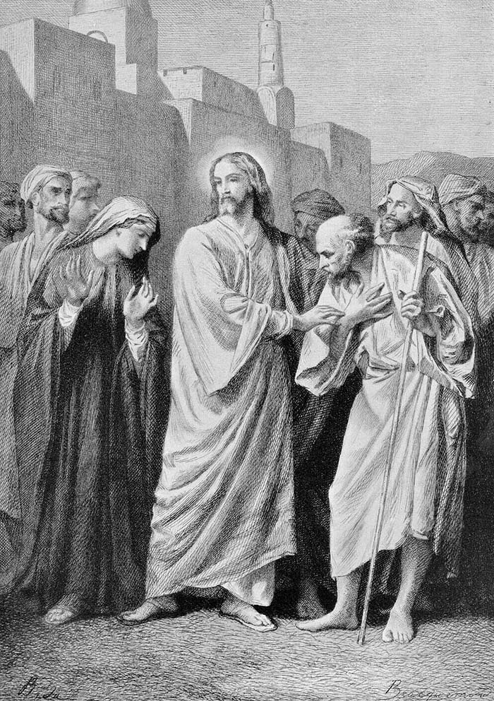 The Mother And The Brethren Of Jesus By Alexandre Bida
