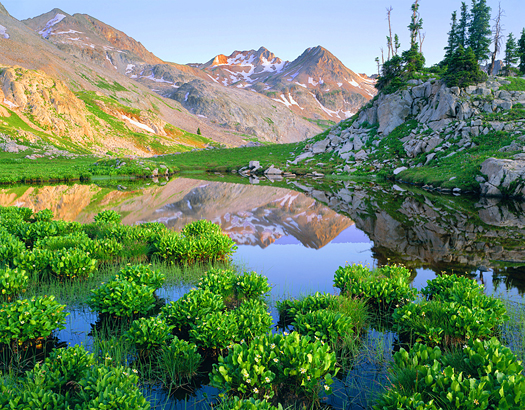 Avalanche Creek Pond - Maroon Bells-Snowmass Wilderness near Aspen by John Fielder