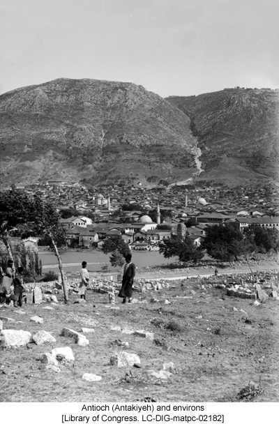 Antioch (Antakiyeh) and environs [Library of Congress. LC-DIG-matpc-02182]