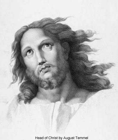 Head of Christ by August Temmel