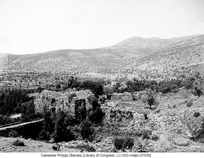 Caesarea Philippi (Banias) [Library of Congress. LC-DIG-matpc-07033]