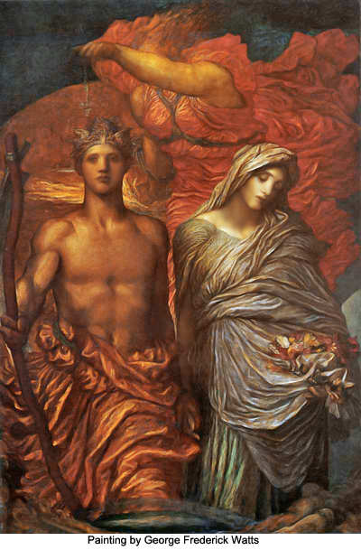 Time, Death, Judgement by George Frederick Watts