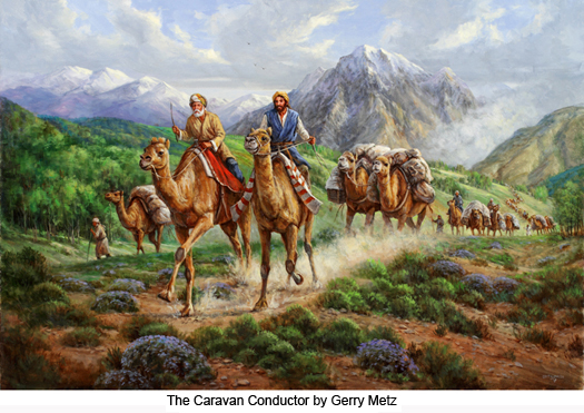 The caravan conductor by Garry Metz” name=