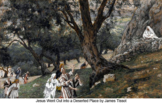 Jesus Went out into a Deserted Place by James Tissot