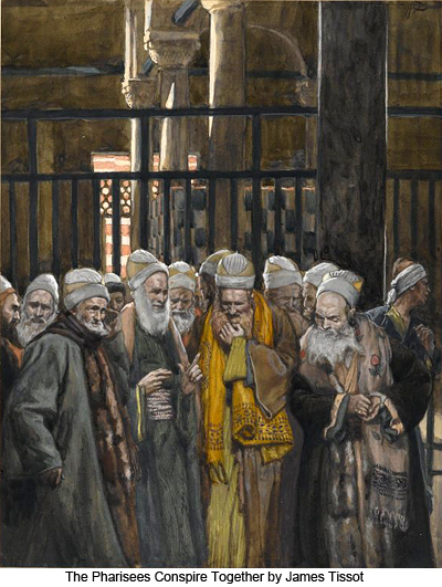 James_Tissot_The_Pharisees_Conspire_Toge