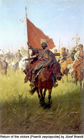 Return of the victors [Powrót zwyciezców] by Józef Brandt