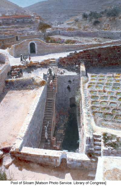 Pool of Siloam [Matson Photo Service. Library of Congress] 