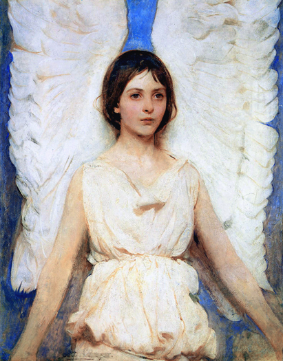 An Angel by Abbot Handerson Thayer