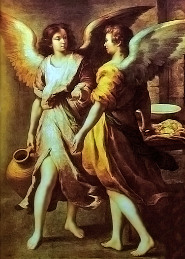The Angels' Kitchen by Bartolome Esteban Murillo