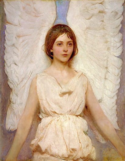 An Angel by Abbot Handerson Thayer