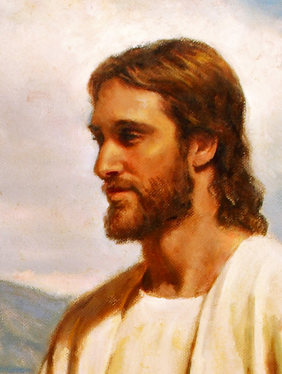 Jesus (detail) by Del Parson