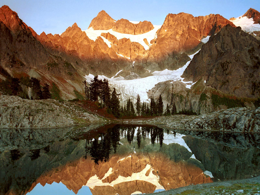 Mount Shuksan and Lake Ann, Washington by Don Paulson
