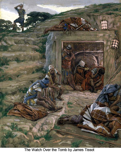 The Watch Over the Tomb by James Tissot