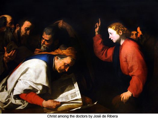 Christ Among the Doctors by Jose Ribera