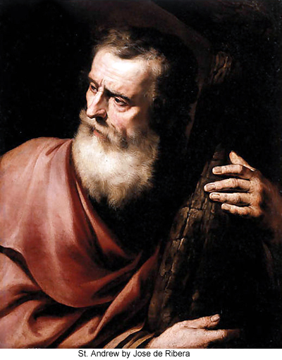 St. Andrew by Jose de Ribera