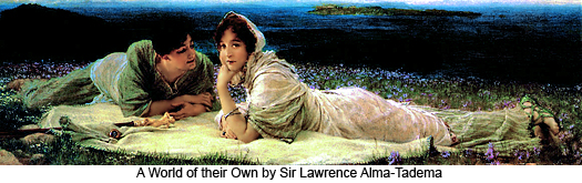 A World of their Own by Sir Lawrence Alma-Tadema