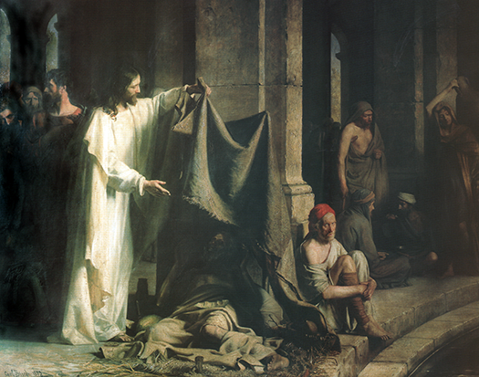 The Healing at the Pool of Bethesda by Carl Bloch