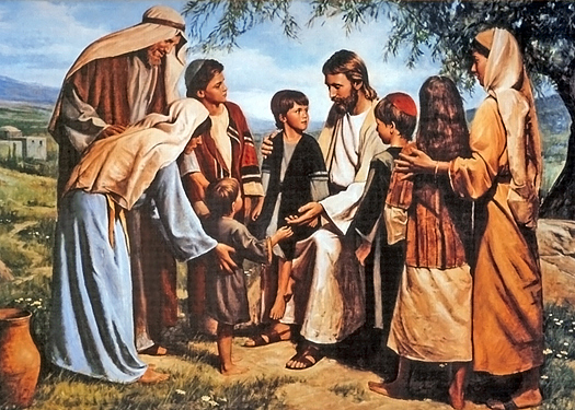 Jesus Teaches the Children