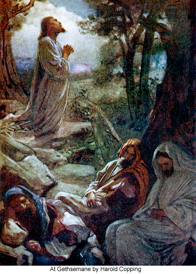 At Gethsemane by Harold Copping