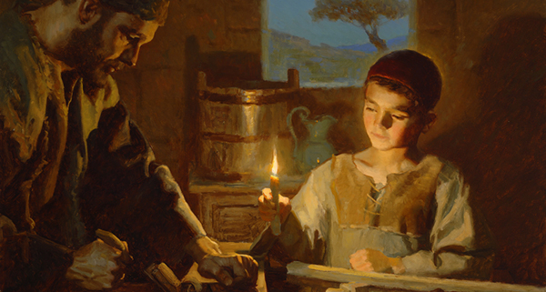 In Joseph’s woodshop by Michael Malm