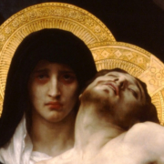 Pieta (detail) by William Adolphe Bouguereau