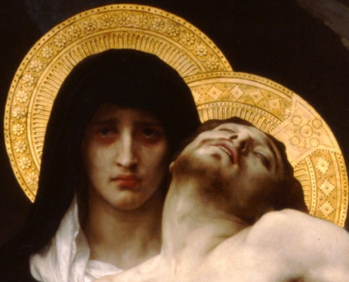 Pieta (detail) by William Adolphe Bouguereau