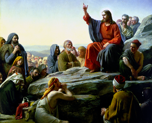 Sermon on the Mount by Carl Bloch