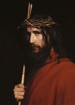 Christ and Thorns by Carl Bloch Christ and Thorns by Carl Bloch