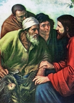 Jesus and the fishermen by Ernst Zimmerman Jesus and the fishermen by Ernst Zimmerman