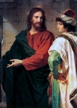 Christ and the Rich Young Ruler by Heinrich Hofmann Christ and the Rich Young Ruler by Heinrich Hofmann