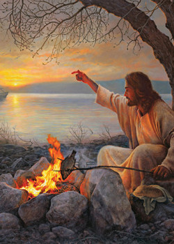 Cast your nets on the right side by Greg Olsen Cast your nets on the right side by Greg Olsen
