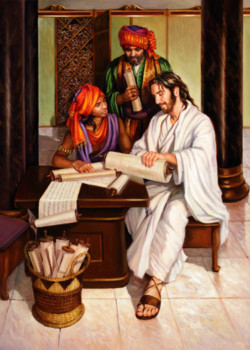 Studying at the Alexandrian Library by Slawa Radziszewska Studying at the Alexandrian Library by Slawa Radziszewska