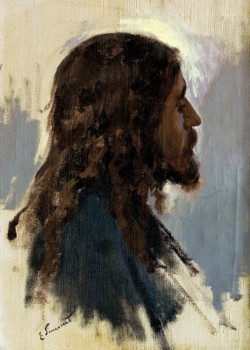 Cabeza de Jesús by Enrique Simonet Cabeza de Jesús by Enrique Simonet