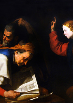 Christ Among the Doctors by Jose Ribera Christ Among the Doctors by Jose Ribera