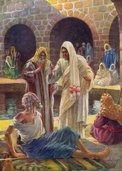 At the pool of Bethesda by J H Hartley At the pool of Bethesda by J H Hartley