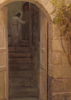 I Stand at the door and knock by J. Kirk Richards I Stand at the door and knock by J. Kirk Richards