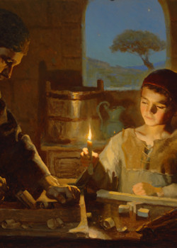 In Joseph’s woodshop by Michael Malm In Joseph’s woodshop by Michael Malm