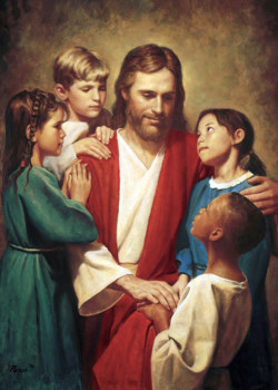 Christ and the Children by Del Parson Christ and the Children by Del Parson