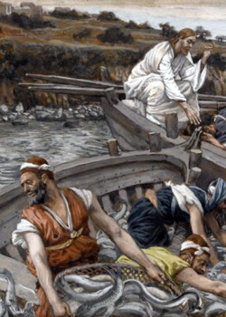 The Miraculous Draught of Fishes by James Tissot The Miraculous Draught of Fishes by James Tissot