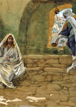 The Woman of Samaria at the Well by James Tissot The Woman of Samaria at the Well by James Tissot