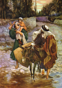 The Flight into Egypt by William Hole The Flight into Egypt by William Hole