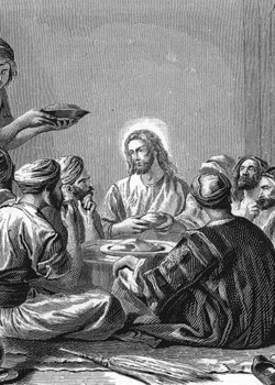 Jesus eats with publicans and sinners by Alexandre Bida Jesus eats with publicans and sinners by Alexandre Bida