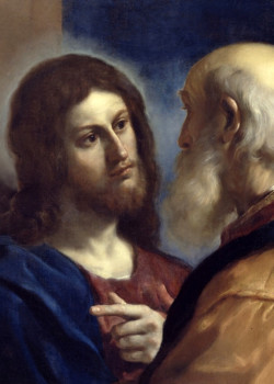 Jesus (detail) by Guercino Jesus (detail) by Guercino