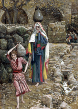 Jesus and His Mother at the Fountain by James Tissot Jesus and His Mother at the Fountain by James Tissot