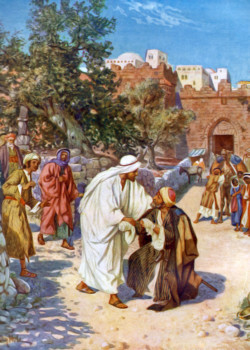 Jesus Heals the Leper by William Hole Jesus Heals the Leper by William Hole