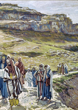 Christ Discoursing with his Disciples by James Tissot Christ Discoursing with his Disciples by James Tissot