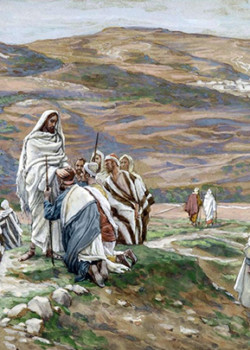 Christ sending out the seventy disciples two by two by James Tissot Christ sending out the seventy disciples two by two by James Tissot