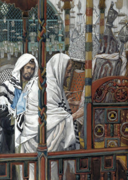 Jesus Teaching in the Synagogue by James Tissot Jesus Teaching in the Synagogue by James Tissot