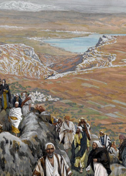 People Seek Christ to Make Him King by James Tissot People Seek Christ to Make Him King by James Tissot