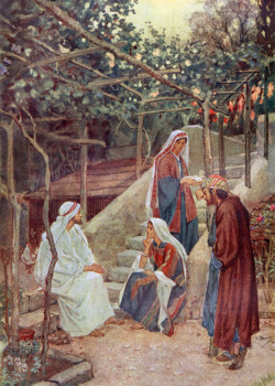 Jesus At The House Of Mary Martha And Lazarus by William Hole Jesus At The House Of Mary Martha And Lazarus by William Hole
